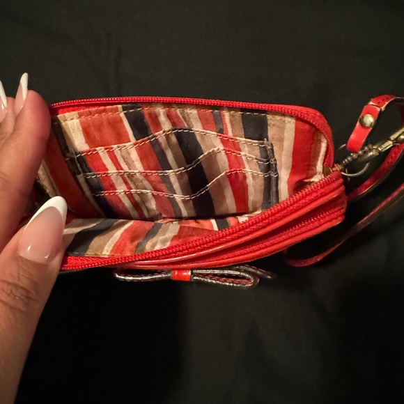 Coach Poppy collection vintage wristlet with card slots - Picture 6 of 6